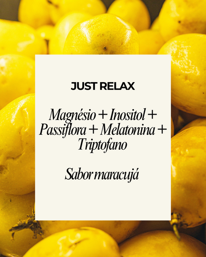 Just Relax  – Suplemento em Pó Sabor Maracujá